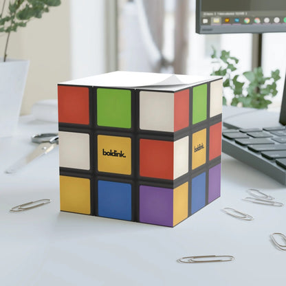 Minimalist Note Cube for Sticky Reminders and Organizing Ideas Printify