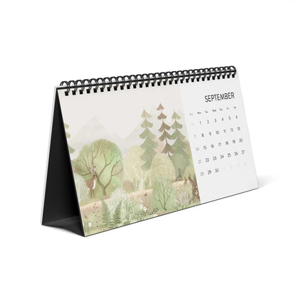 2025 Desktop Calendar - Nature-Inspired Printify