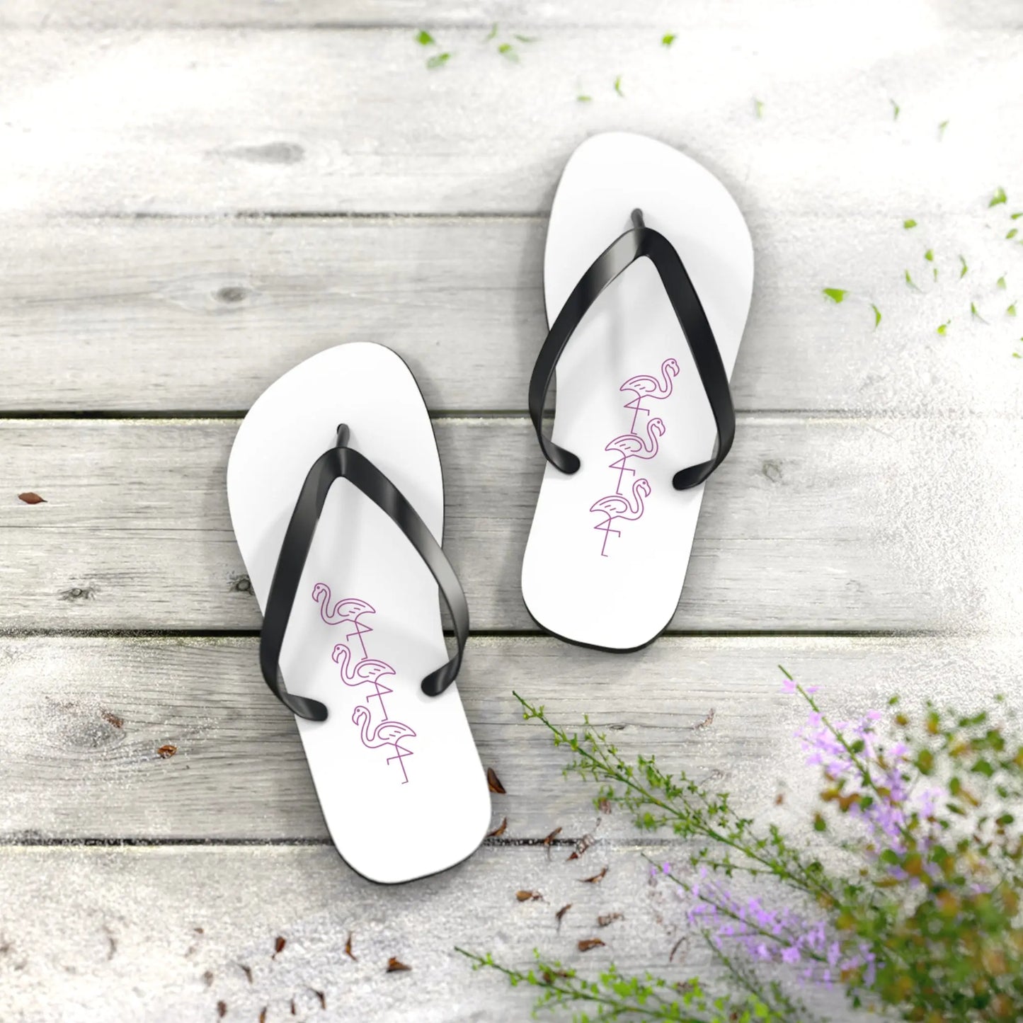 Flamingo Flip Flops Printify