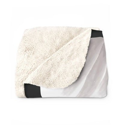 Sherpa Fleece Blanket - Cityscape Design Printify