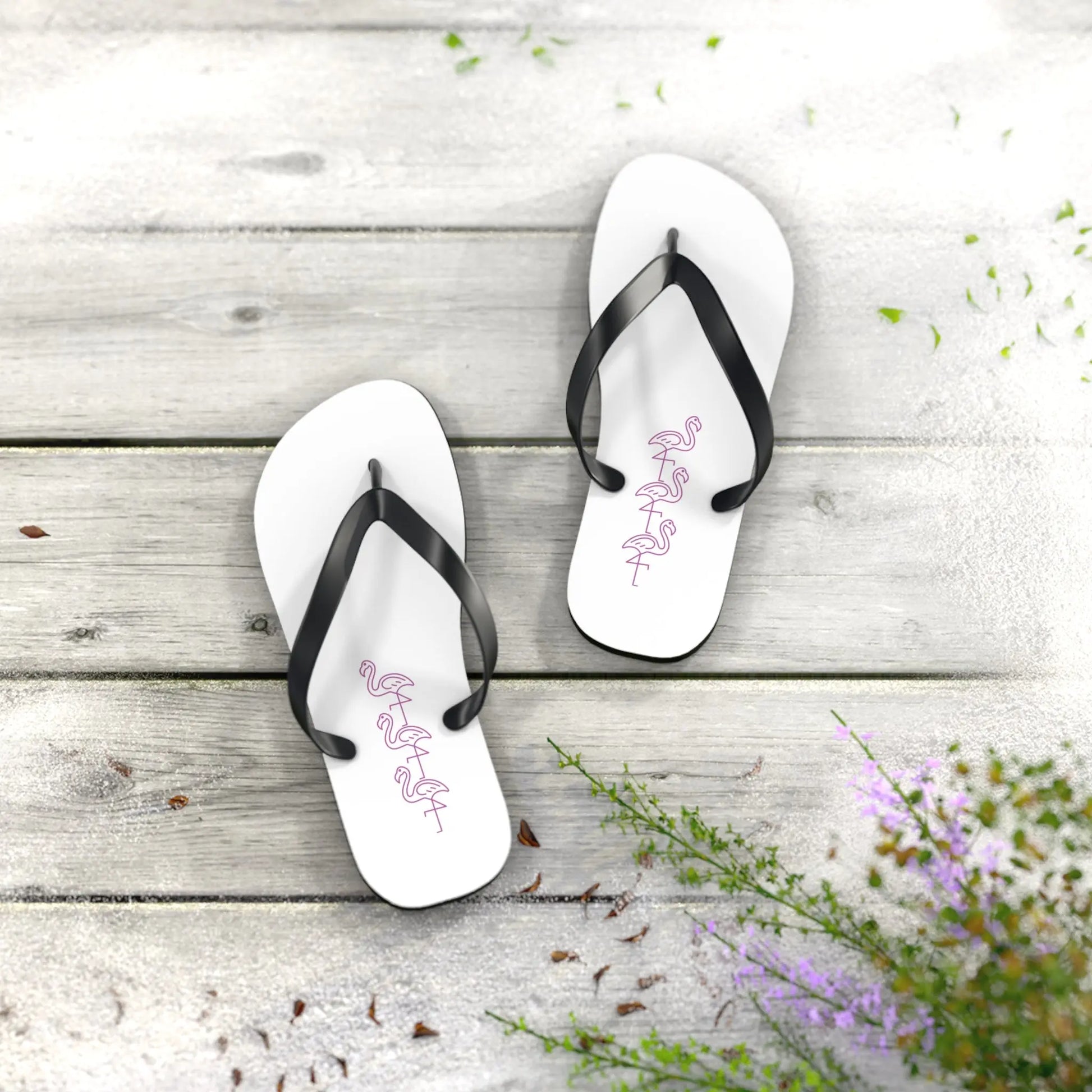 Flamingo Flip Flops Printify