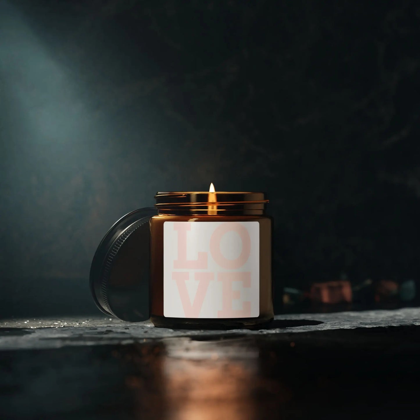 Love Scented Soy Candle Printify