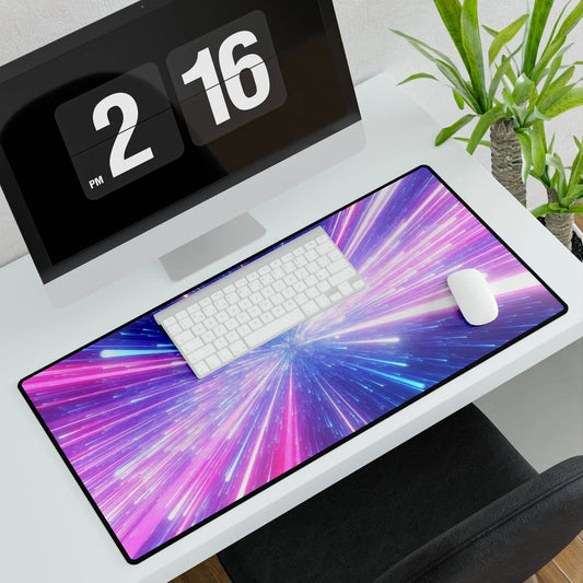 Galaxy Burst Desk Mat Printify